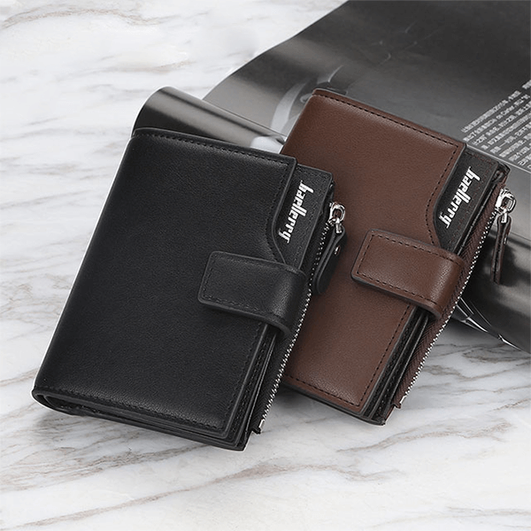 Short Leather Wallet