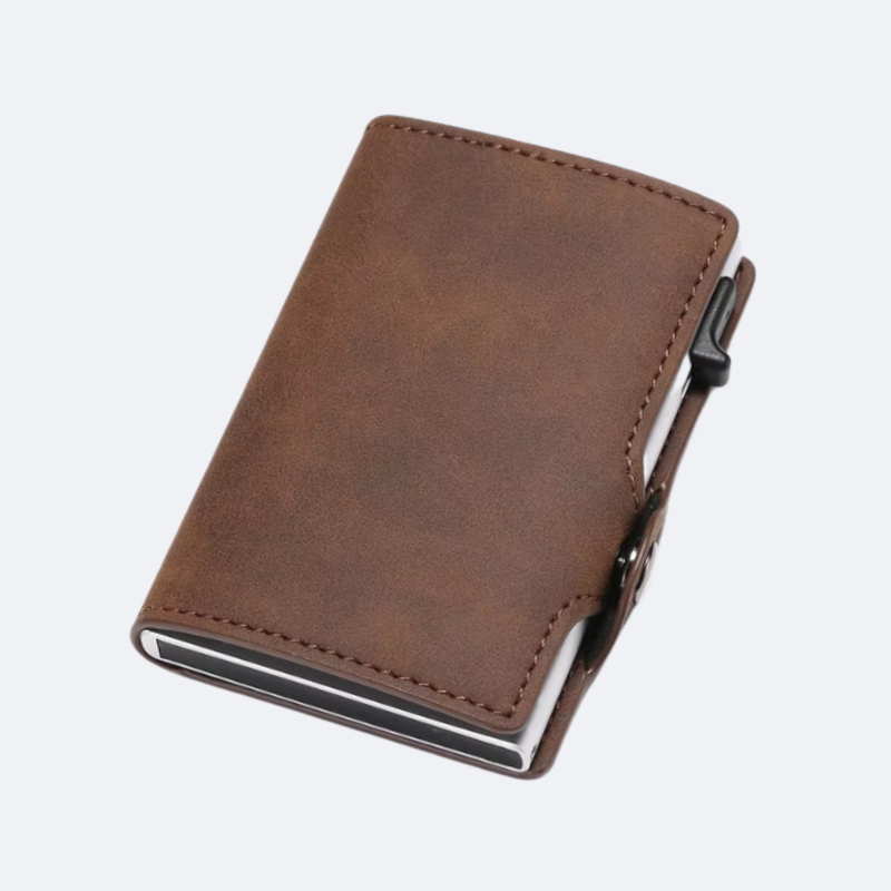 PU Leather Wallet & Pop-Up Card Holder – Free Cash on Delivery