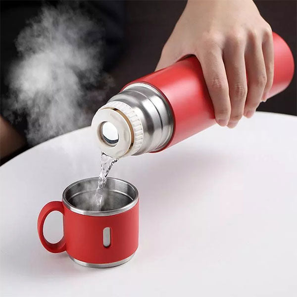 Stainless Steel Vacuum Flask Hot & Cold Thermos Bottle