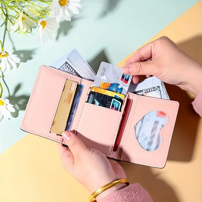 Kawaii Flower Trifold Wallet & Card Holder - With Free COD!