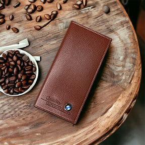 New Classic Long Fold Leather Wallet.