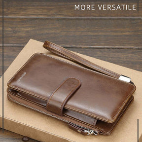 New Genuine Long Leather Wallet (Kangaroo)