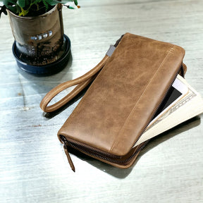 Luxury Zipper Wallet (Card Holder With Phone Pocket)