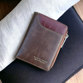 New Balisi Short Zipper Leather Wallet