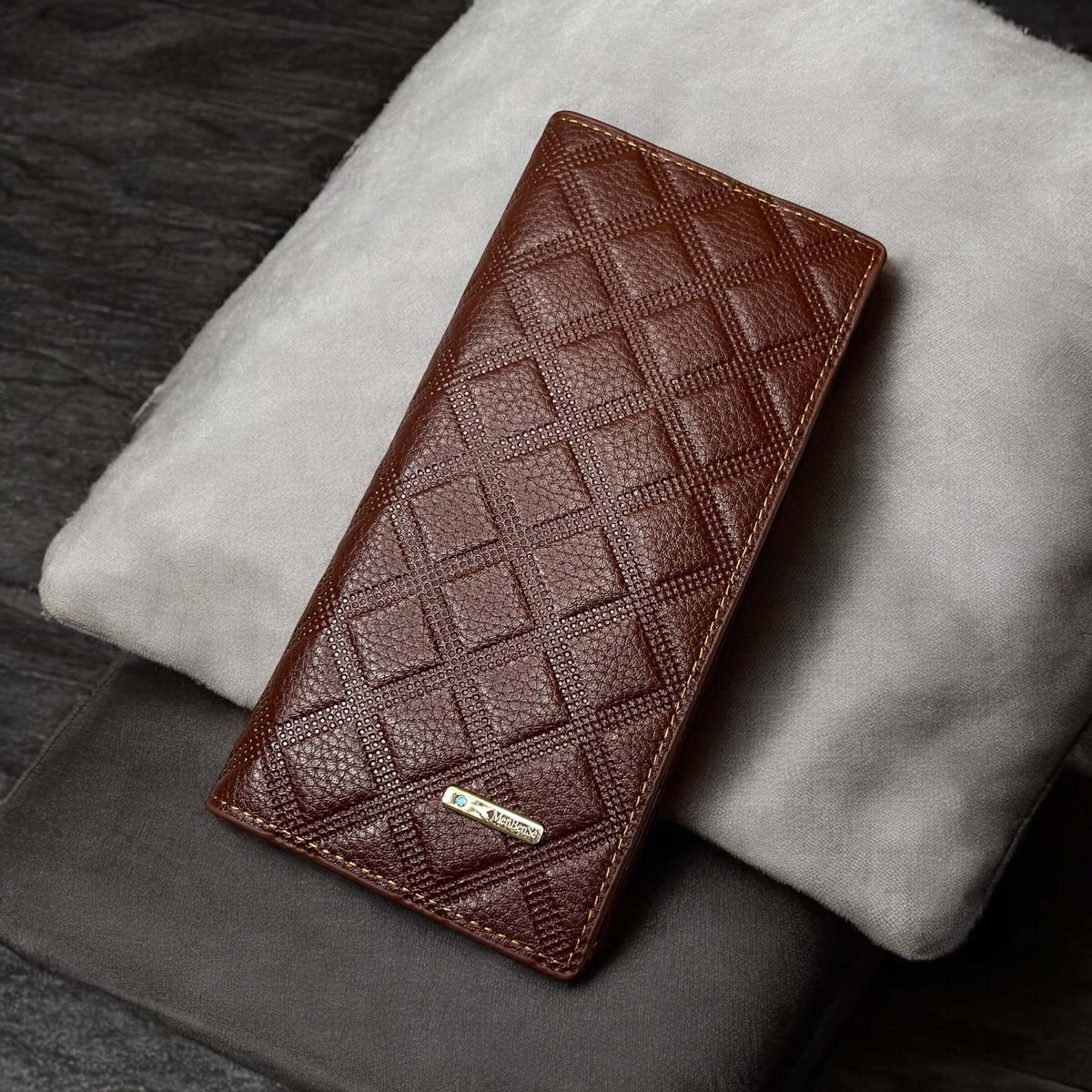 New MenBen's Long Leather Wallet