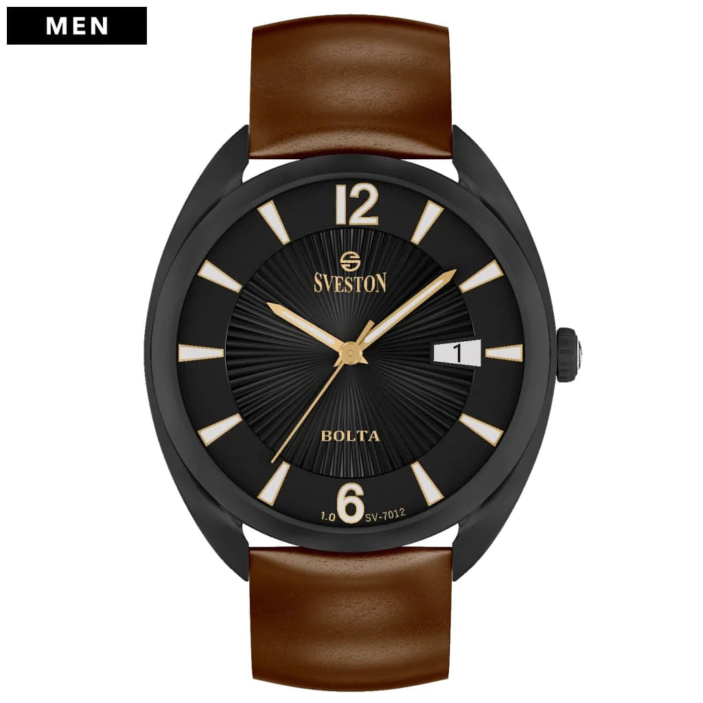 SVESTON BOLTA GENTS LEATHER WATCH