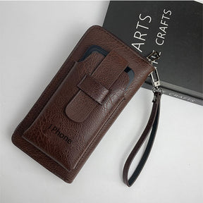 Multifunctional Long Leather Wallet