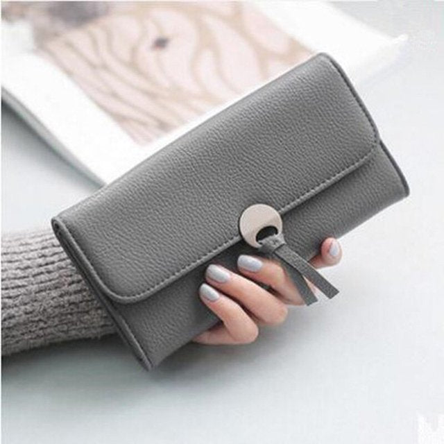 New Design Women Long Leather Wallet (Purse)