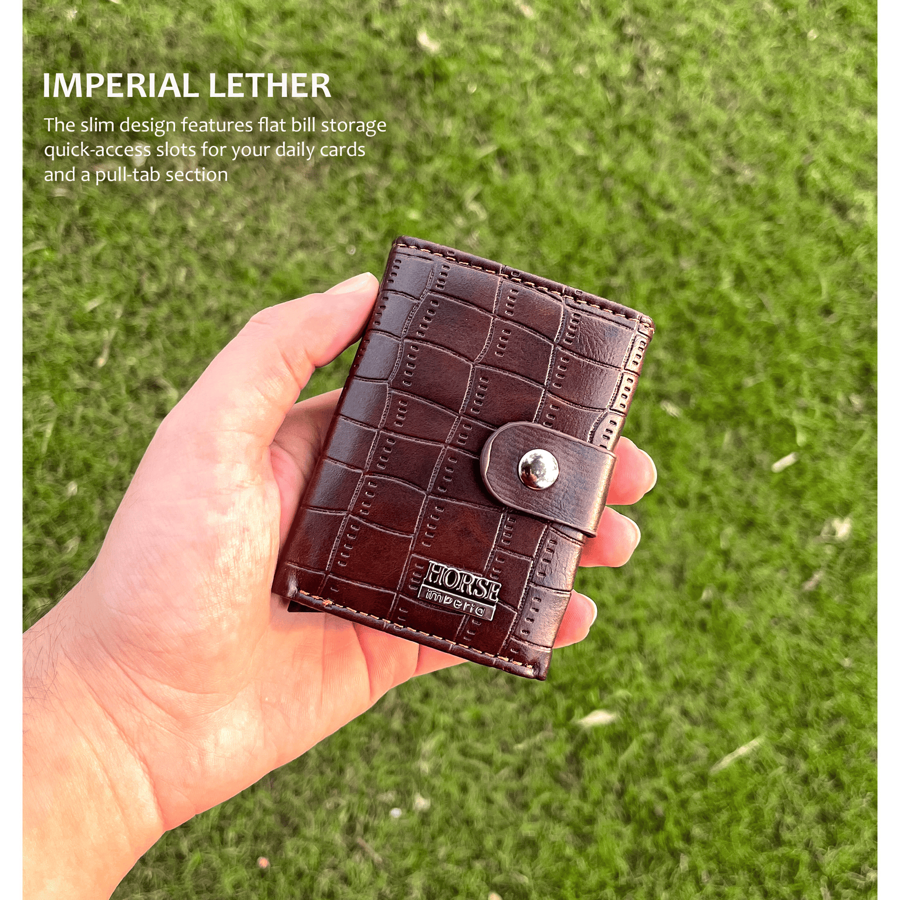 New Crocodile Design Leather Wallet